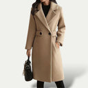 Women’s Wool Winter Coat – Elegant Belted Design for a Flattering Fit