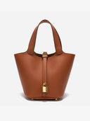 Luxe Leather Bucket Bag – Timeless & Elegant Women’s Handbag