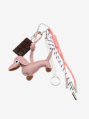 Cute Dachshund Leather Keyring – Playful & Stylish Dog Lover’s Accessory