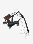 Cute Dachshund Leather Keyring – Playful & Stylish Dog Lover’s Accessory