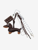 Cute Dachshund Leather Keyring – Playful & Stylish Dog Lover’s Accessory