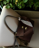 Suede Shoulder Bag – Elegant Handbag