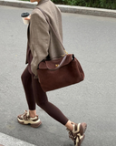 Suede Shoulder Bag – Elegant Handbag