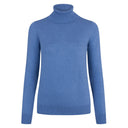 Women's Lightweight Roll Neck Cotton Jumper – Long Sleeve Knit
