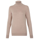 Women's Lightweight Roll Neck Cotton Jumper – Long Sleeve Knit