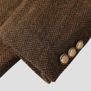 Women’s Double-Breasted Tweed Blazer – Classic Tailored Jacket