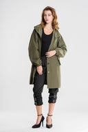 Women’s Waterproof Hooded Windbreaker – Oversized Rain Jacket