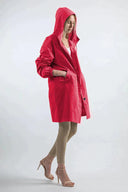 Women’s Waterproof Hooded Windbreaker – Oversized Rain Jacket