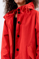 Women’s Waterproof Hooded Windbreaker – Oversized Rain Jacket