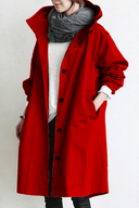 Women’s Waterproof Trench Coat with Hood – Stylish Rain Jacket