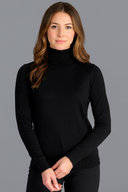 Women's Lightweight Roll Neck Cotton Jumper – Long Sleeve Knit
