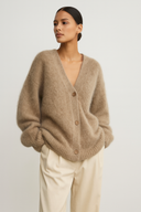 Luxury Women's Cashmere Cardigan – Ultra Soft Knit