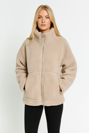 Cozy Women's Oversized Fleece Jacket – Casual Outerwear