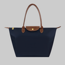 Elegance Urban Women’s Handbag – Spacious Nylon Bag with Leather Handles & Button Closure