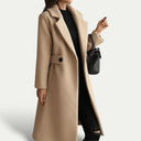 Women’s Wool Winter Coat – Elegant Belted Design for a Flattering Fit