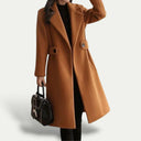 Women’s Wool Winter Coat – Elegant Belted Design for a Flattering Fit
