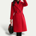 Women’s Wool Winter Coat – Elegant Belted Design for a Flattering Fit