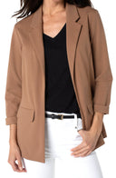 Women's Boyfriend Blazer with Princess Darts