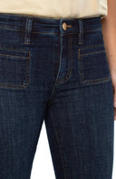 Women’s Bootcut Jeans – Classic Fit with Vintage Pockets