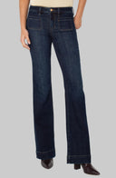 Women’s Bootcut Jeans – Classic Fit with Vintage Pockets