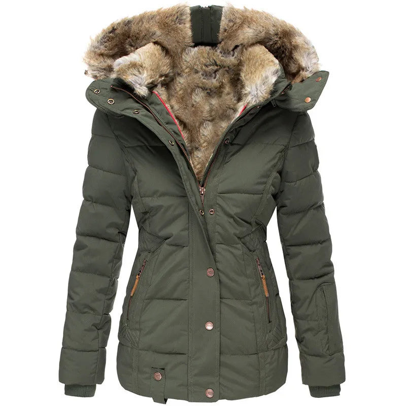 Comfortable Warm Winter Fur Jacket for Cold Weather