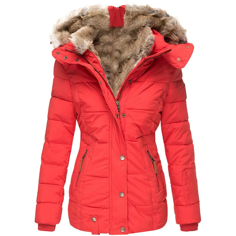 Comfortable Warm Winter Fur Jacket for Cold Weather