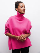 Oversized Turtleneck Sweater Loose Knit Warm Pullover
