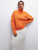 Oversized Turtleneck Sweater Loose Knit Warm Pullover