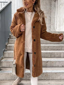 Long Teddy Coat Faux Fur Warm Winter Oversized Jacket