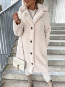 Long Teddy Coat Faux Fur Warm Winter Oversized Jacket