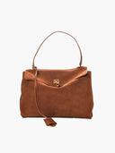 Suede Shoulder Bag – Elegant Handbag