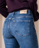Women’s Flared Jeans – Stonewash Denim Classic