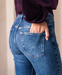 Women’s Flared Jeans – Stonewash Denim Classic