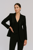 Women’s 3-Piece Suit Set – Tailored Blazer, Waistcoat & Slim-Fit Trousers