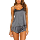 Women's Affordable Silk Camisole Sleepwear Set