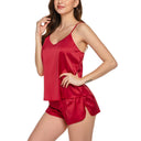 Women's Affordable Silk Camisole Sleepwear Set