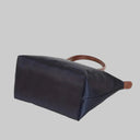 Elegance Urban Women’s Handbag – Spacious Nylon Bag with Leather Handles & Button Closure