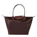 Elegance Urban Women’s Handbag – Spacious Nylon Bag with Leather Handles & Button Closure