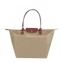 Elegance Urban Women’s Handbag – Spacious Nylon Bag with Leather Handles & Button Closure