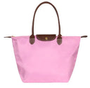 Elegance Urban Women’s Handbag – Spacious Nylon Bag with Leather Handles & Button Closure
