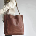 Women's Vintage Leather Shoulder Bag