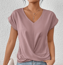 Slimming V-Neck Top for Women – Tummy Control Design