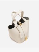 Luxe Leather Bucket Bag – Timeless & Elegant Women’s Handbag