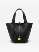 Luxe Leather Bucket Bag – Timeless & Elegant Women’s Handbag