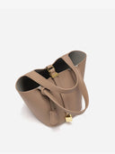Luxe Leather Bucket Bag – Timeless & Elegant Women’s Handbag