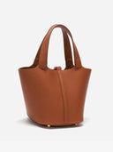 Luxe Leather Bucket Bag – Timeless & Elegant Women’s Handbag