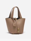Luxe Leather Bucket Bag – Timeless & Elegant Women’s Handbag
