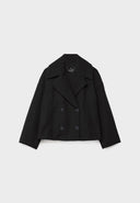 Women’s Double-Breasted Jacket – Classic Tailored Blazer Style