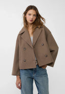 Women’s Double-Breasted Jacket – Classic Tailored Blazer Style