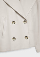 Women’s Double-Breasted Jacket – Classic Tailored Blazer Style
